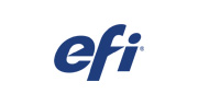 efi logo blue on white background