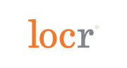 locr logo grey and orange