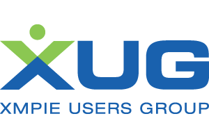 xmpie users group xug green and blue logo